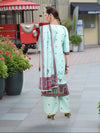 Charmie Charmie02b - Premium Printed Ready To Wear Salwar Suit (Sky Blue)