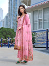 Charmie Charmie06b - Premium Printed Ready To Wear Salwar Suit (Pink)