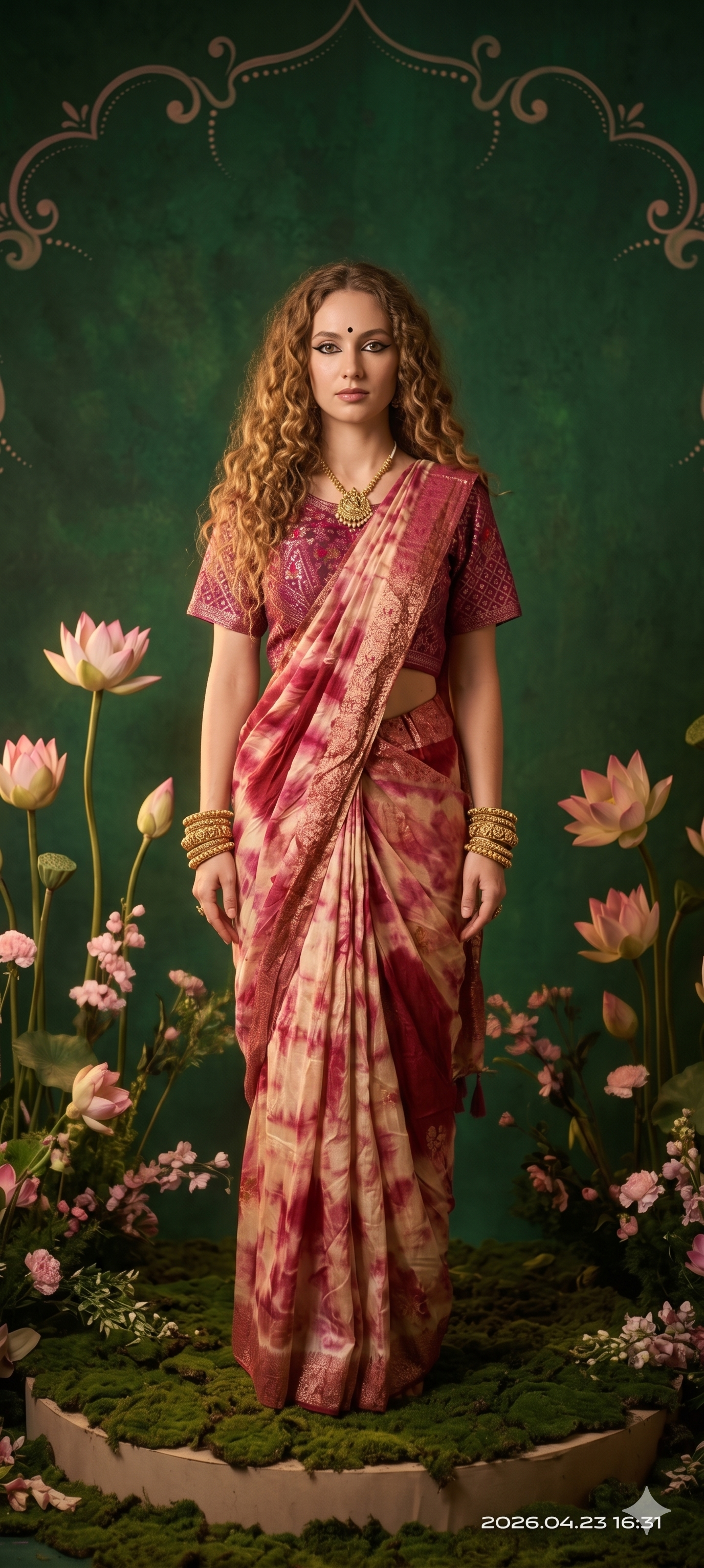 2D HISO 3501 - Ready To Wear Viscose Jacquard Saree Silk Saree And Ready To Wear Blouse With Cup (Wine) - View 1