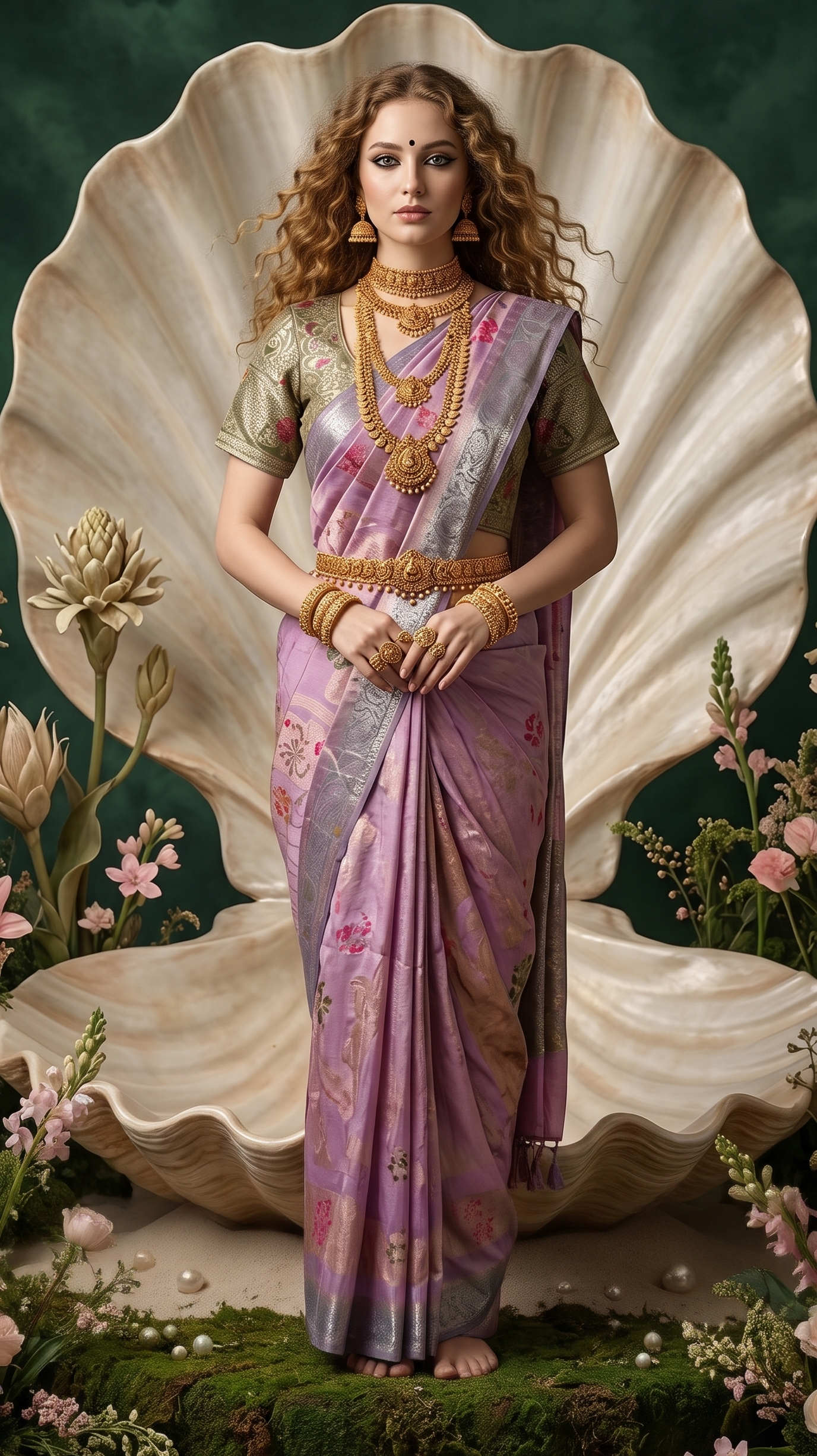 SILKALA 3604 - Ready To Wear Viscose Jacquard Saree Silk Saree And Ready To Wear Blouse With Cup (Pink) - View 1